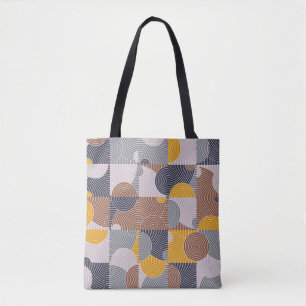Retro 60er Tiles: Farbiges geometrisches Muster
