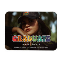 Retro 60s Hippie Fun Photo graduation