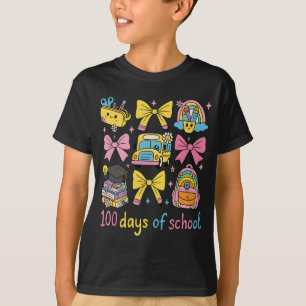 Retro 67 Schultage Pastell Bleistift Schüler T-Shirt