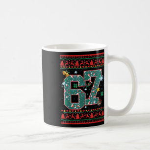 Retro 67 Six Seven Weihnachts-Shirt Meme Kaffeetasse