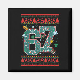 Retro 67 Six Seven Weihnachts-Shirt Meme Magnet