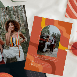 Retro-70 | Arch-Foto Save the Date