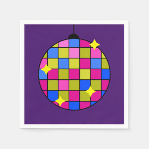 Retro 70 Disco Party Serviette