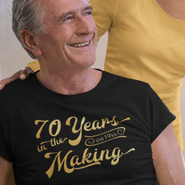 Retro 70. Geburtstag 70 Jahre in der Herstellung T-Shirt