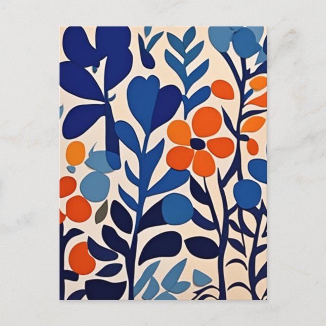 Retro 70’s postkarte (Vorderseite)