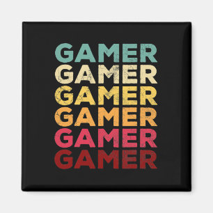 Retro 70er 80er 90s Video Game Men Boys Geschenk V Magnet