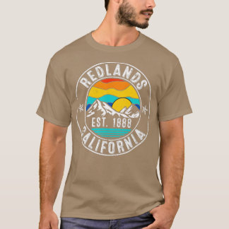 Retro 70er 80er Redlands California CA T-Shirt