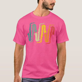 Retro 70er 80er Saxophone Player Sax Jazz Music Sa T-Shirt