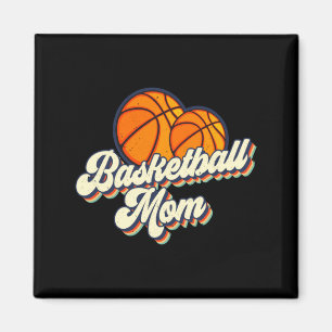 Retro 70er Basketball-Mama süße Spielerin Mama Tea Magnet
