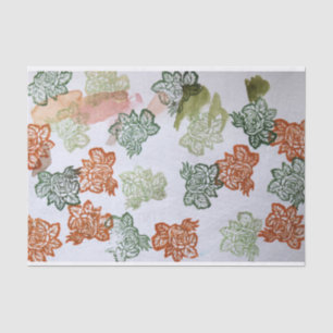 Retro-70er-Blume Seidenpapier