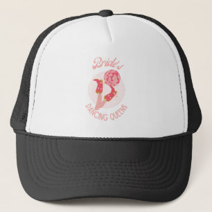 Retro 70er Bride's Dancing Queens Bachelorette Truckerkappe