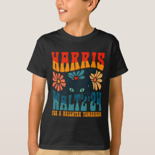 Retro 70er Cat Lady Harris Wheimer 2024 für ein Br T-Shirt