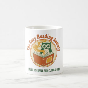 Retro 70er Die Gemütliche Lesegesellschaft Bücherl Kaffeetasse