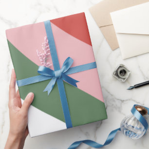 Retro-70er-farbiges Umschlagpapier Geschenkpapier