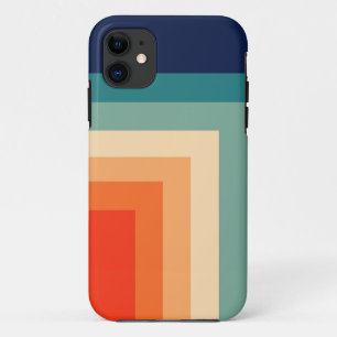 Retro 70er Farbpalette Throw Kissen Case-Mate iPhone Hülle
