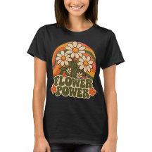 Retro 70er Flower Power Gänseblümchen Grafik Retro