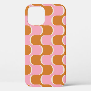 Retro 70er: Gold-Rosa Wellenmuster. Case-Mate iPhone Hülle