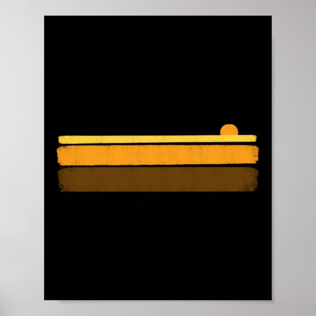 Retro 70er Sommer Es Poster (Vorne)