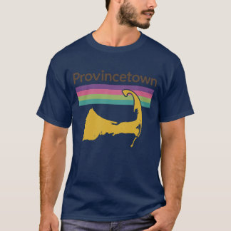 Retro 70er-Stil Souvenir Provincetown T-Shirt