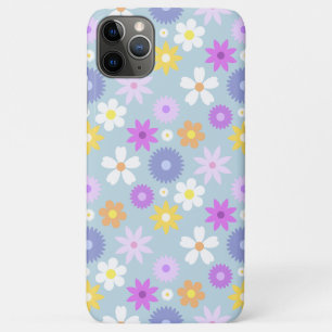 Retro 70er Style Blume Muster Pastellfarben Case-Mate iPhone Hülle