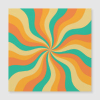 Retro 70er Sunburst farbenfroher Hintergrund