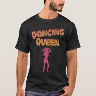 Retro 70er Tanzkönigin Disco T-Shirt