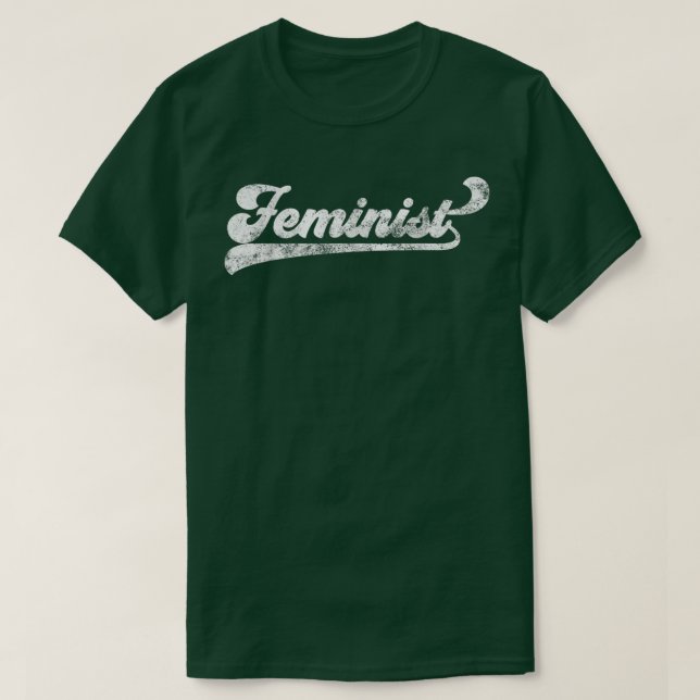 Retro 70er Vintag Feminist Feminist Frauenrechte T-Shirt (Design vorne)
