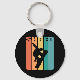 Retro 70er Vintag Snowboard Shirt Snowboarden Air Schlüsselanhänger
