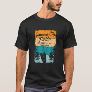Retro 70's Panama City Beach Florida FL Souvenirs T-Shirt