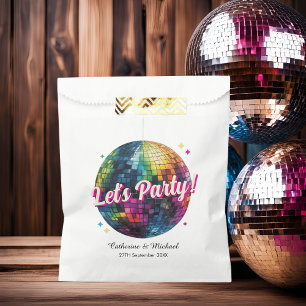 Retro 70's Party Disco Ball Sparkle Geschenktütchen