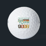 Retro 70th Birthday 1952 Golfball<br><div class="desc">A funny birthday gift idea for men and women who are celebrating a milestone age. This birth year humor design says ‘I’m not old,  I’m retro’.</div>