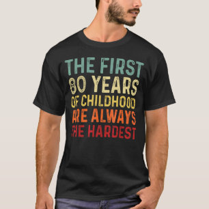 Retro 80 Jahre alte Männer Frauen Sprichwort 80. G T-Shirt