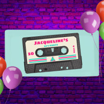 Retro 80 Music Mix Tape 50. Geburtstagsparty