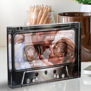 Retro 80 Musikkassette hinzufügen Ihr eigenes Foto