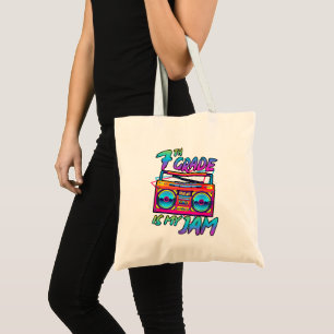 Retro 80er 7. Klasse ist mein Ding Zurück zur Schu Tragetasche