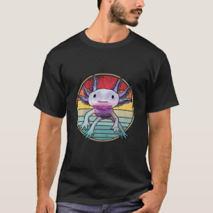 Retro 80er 90S Axolotl Niedlich Axolotl T-Shirt
