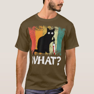 Retro 80er 90s Ich tue, was ich mit meiner Katze l T-Shirt