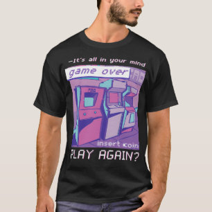 Retro 80er 90s Nostalgische Arcade Vaporwave Ästhe T-Shirt