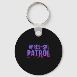 Retro 80er Apres Ski Patrol Vintag Schlüsselanhänger