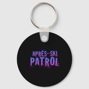 Retro 80er Après-Ski-Patrouille Vintage _1 Schlüsselanhänger
