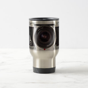 Retro 80er Camera Effect Travel Mug Reisebecher