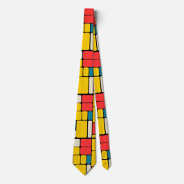 Retro-80er fett geometrisch, modern hell krawatte