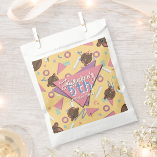 Retro 80er Gelbe Nilpferd Geburtstag Geschenktütchen