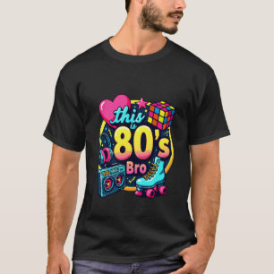 Retro 80er Jahre Bro Roller Kassettenrekorder Kass T-Shirt