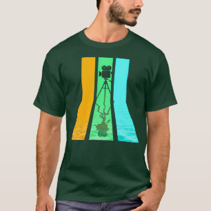 Retro 80er Jahre Vintage Style Film Maker T-Shirt
