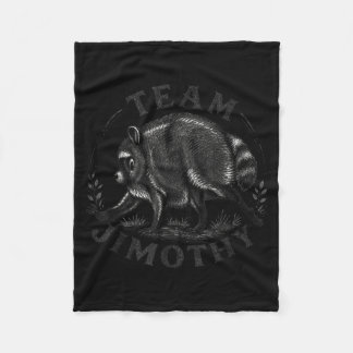 Retro 80er Jimothy Waschbär Design 2 Fleecedecke