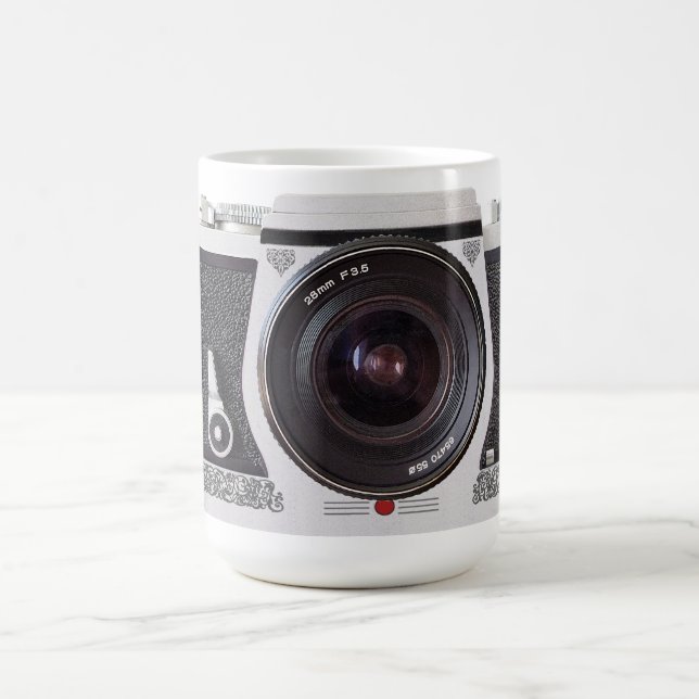 Retro 80er Kamera-Effekt auf Tee-oder Kaffee-Tasse Tasse (Mittel)