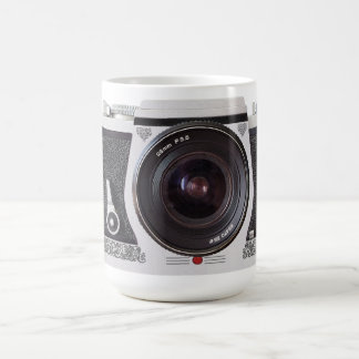 Retro 80er Kamera-Effekt auf Tee-oder Kaffee-Tasse Tasse