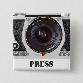 Retro 80er Kamera-Effekt-Medien und Button