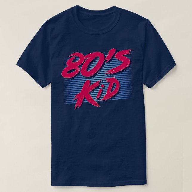 Retro 80er Kid T-Shirt (Design vorne)